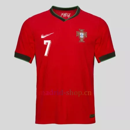 Camiseta Portugal Ronaldo 7 Primera Equipación 2024 Versión Jugador
