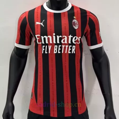 Camiseta AC Milan Primera Equipación 2024-25 Versión Jugador