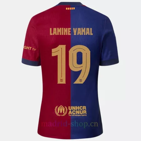 Camiseta Lamine Yamal Barcelona Equipación 2024-25 Versión Jugador - UCL