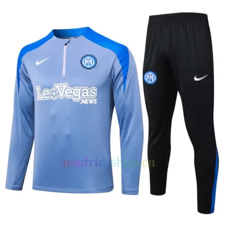 Sudadera de Entrenamiento Inter de Milán 2024-25 Azul Gris